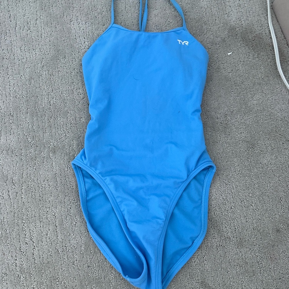 TYR Kids Blue One Piece Swimsuit
